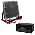Mighty Max Battery 12V 3AH SLA Replaces Poulan WLT24 Weed Eater C-Max With 12V Solar Panel MAX3890727